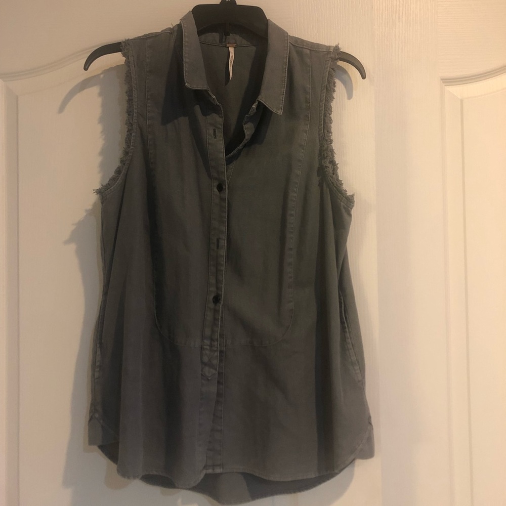 Free people great denim vest